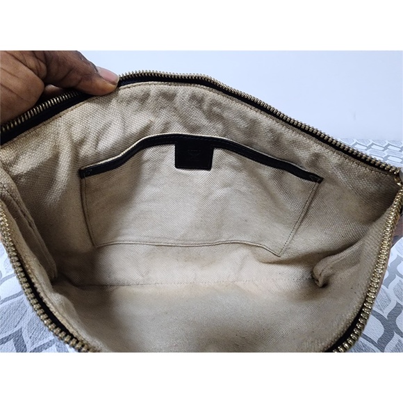 Authentic MCM Leopard Printed Visetos Clutch Brown/Black - Picture 16 of 16